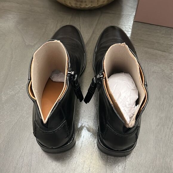 Sarto Franco Sarto Womens Nemi Leather Booties Ankle Boots - Picture 9 of 12